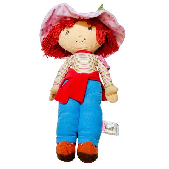 Vintage 2003 Strawberry Shortcake Jumbo Plush Doll Pillow Cuddle 28" NEW w/ Tags - Picture 1 of 16